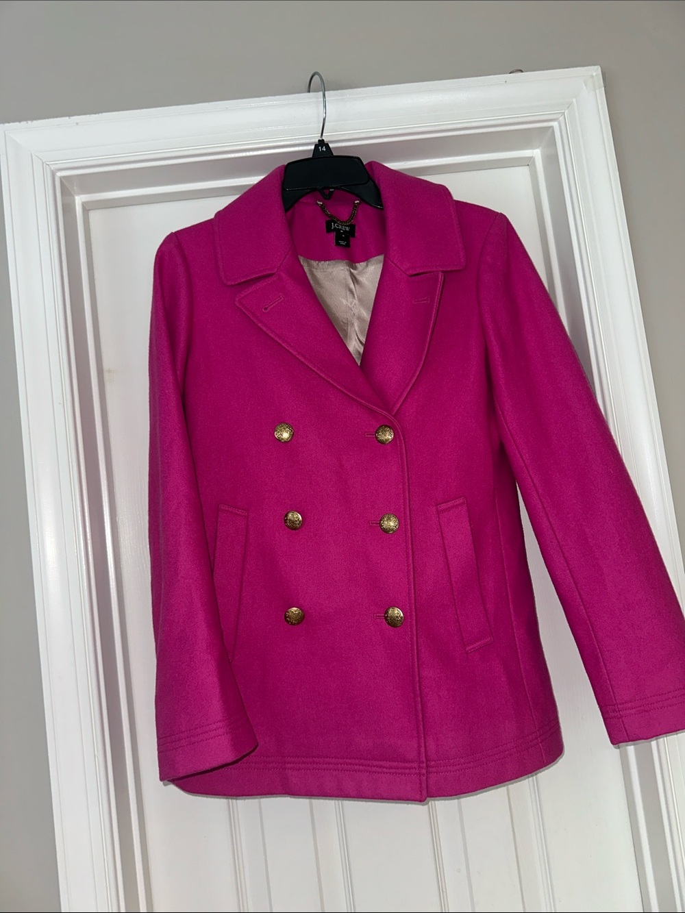 J. crew wool blend coat